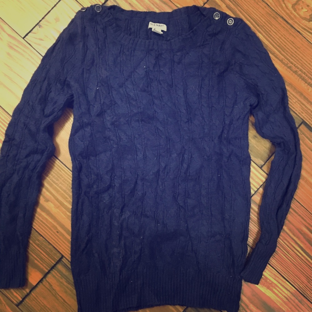 Navy sweater